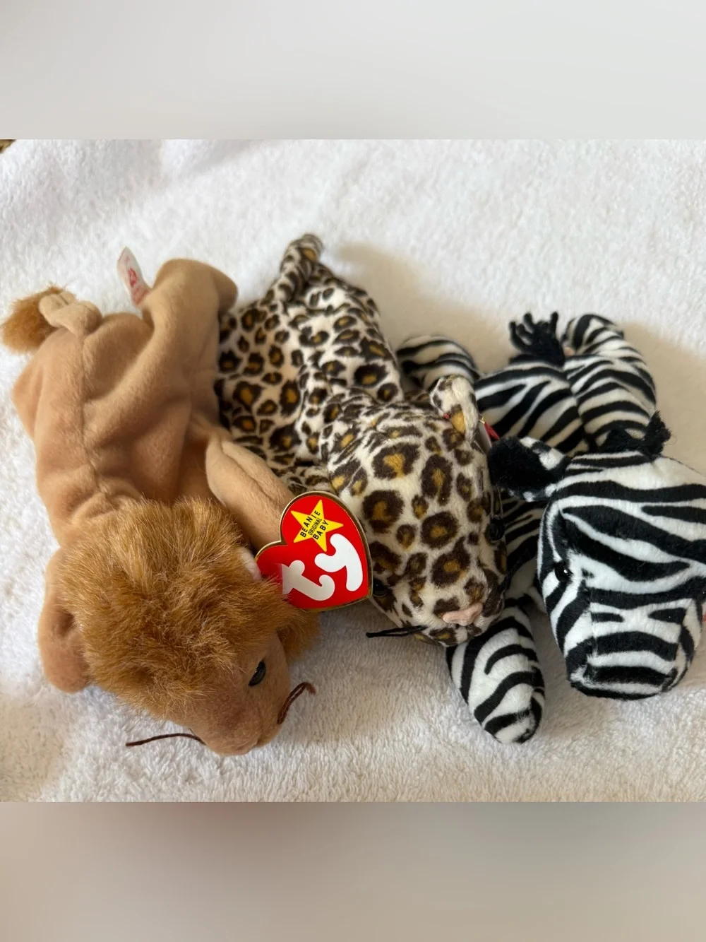 3 Ty Beanie Babies Wild Cat Lot w Tags MWMT